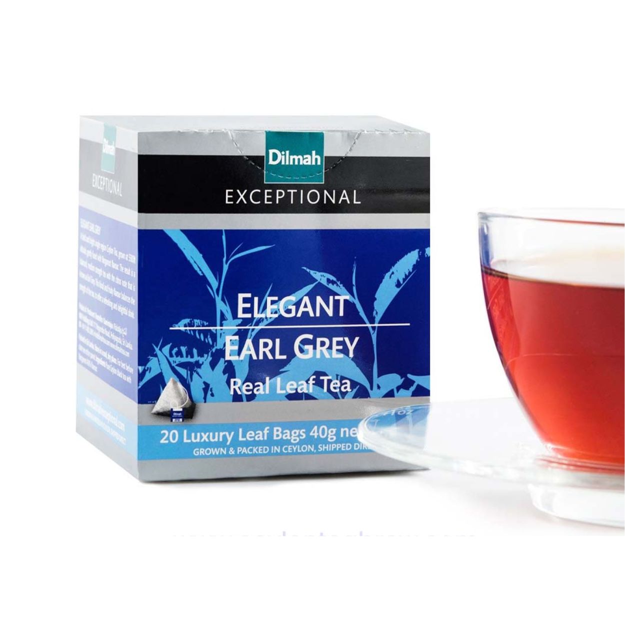 Dilmah - Thé Noir de Ceylan et Bergamote - 20 Sachets