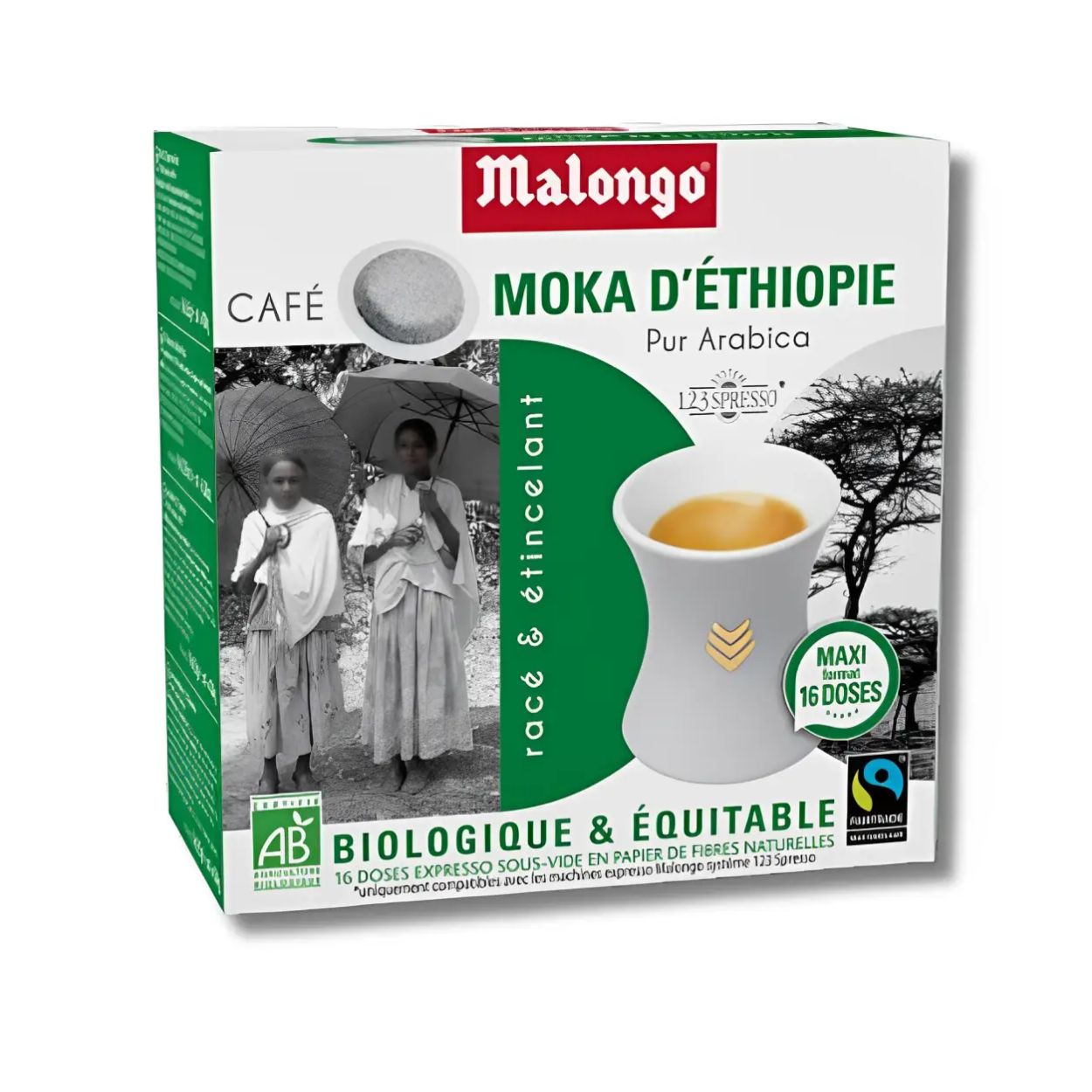 Malongo - Café Moka d'Ethiopie 16 Capsules