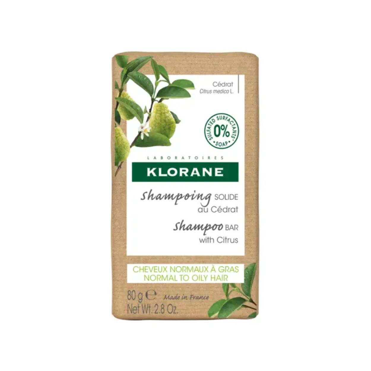 Klorane - Shampoing Solide - 80G