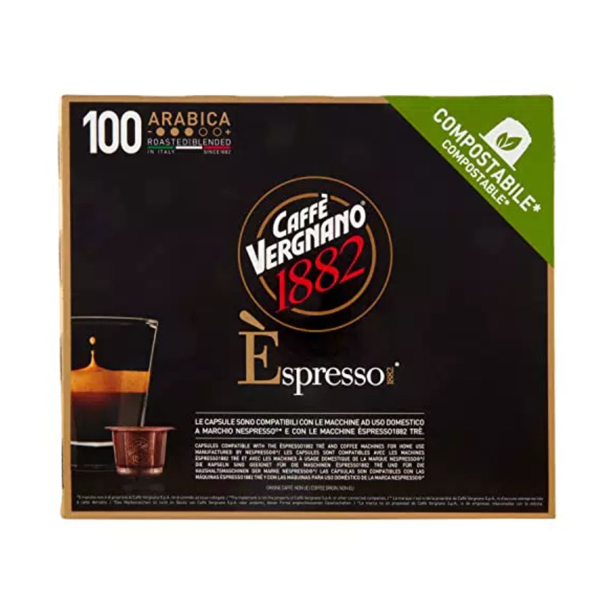 Vergnano - 100 Capsules Café Espresso