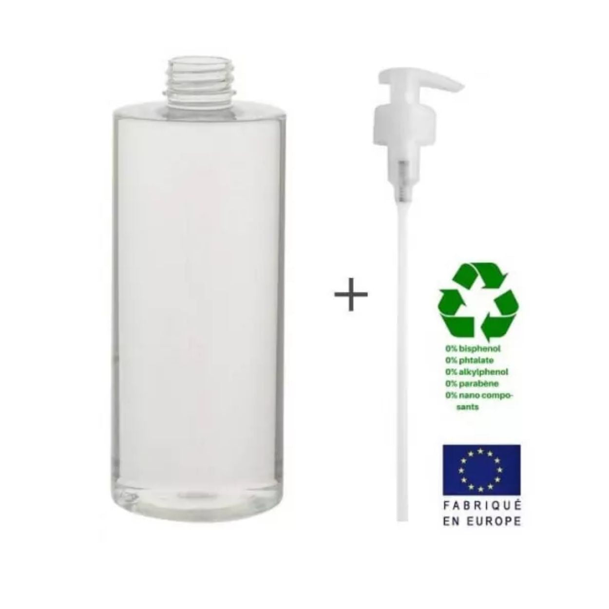 Lot de 5 Flacons Pompe 500ML